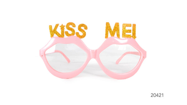 PARTY GLASSES KISS ME